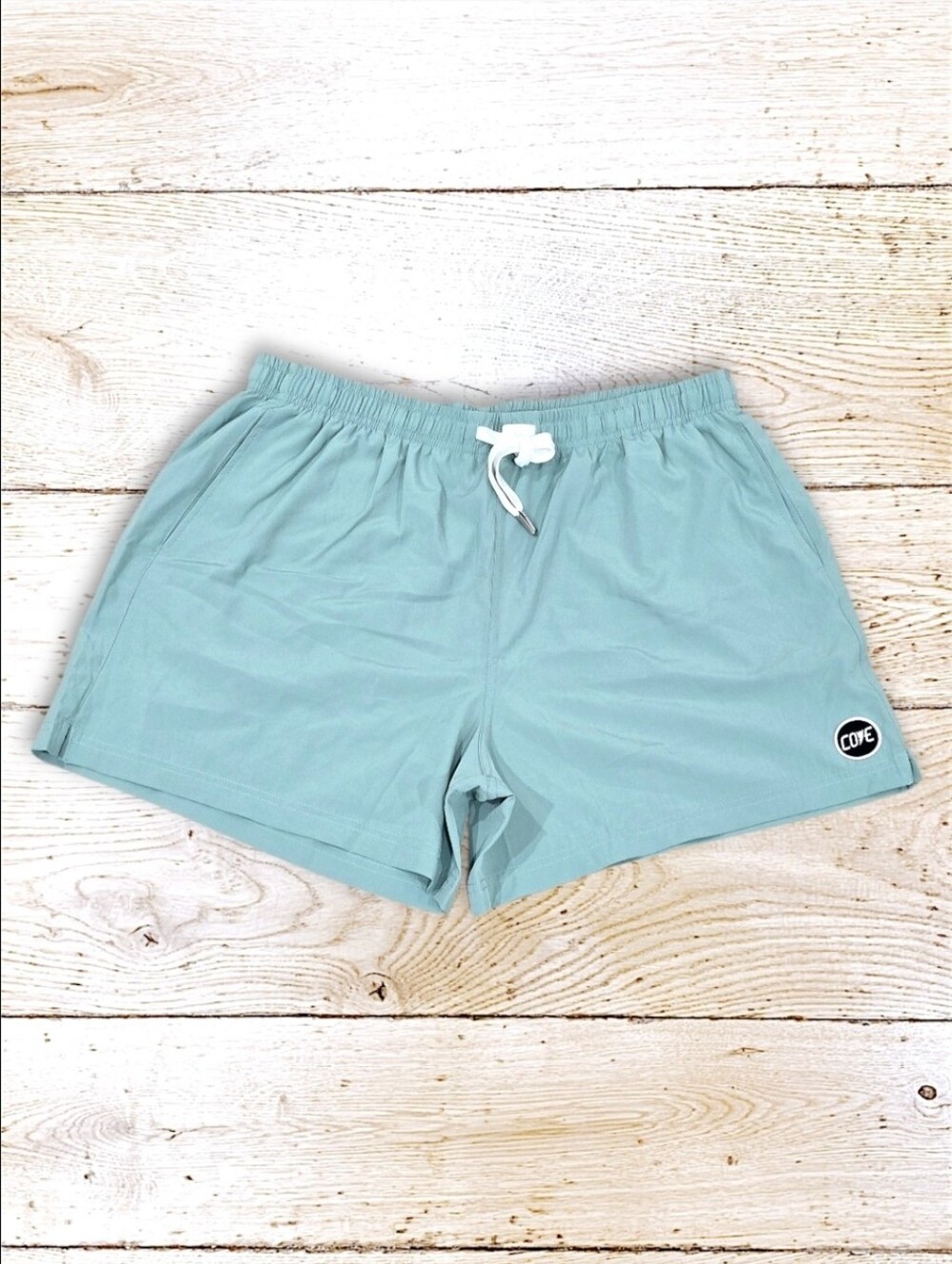 Brand New Cove USA Boardshorts Size 38 - Seafoam Green Swim / Gym Shorts